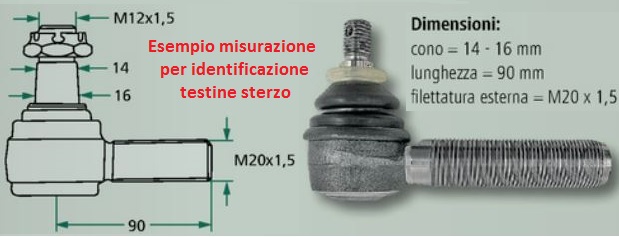 Terminali Esterni Tiranti Per Sterzo Filettatura 1/2-20L – Sostituti Per Polaris RZR 570 800 900 XP E Ranger 400-1000 (2002-2019) – 2 Pezzi - 2